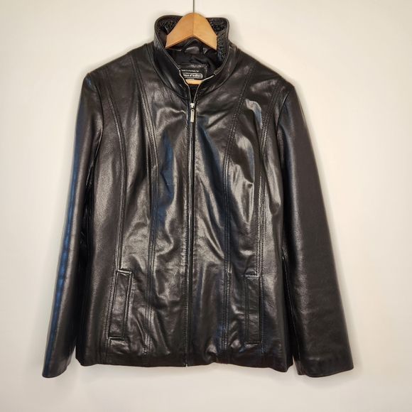 Black Leather Jacket - Picture 1 of 6